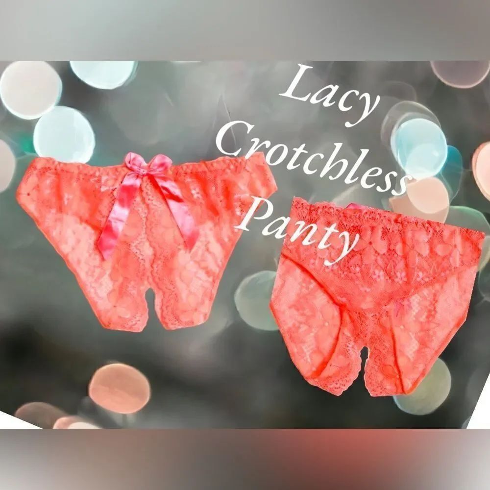 Crotchless l Coral l Panty l New